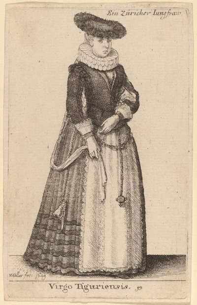 Virgo Tiguriensis von Wenceslaus Hollar