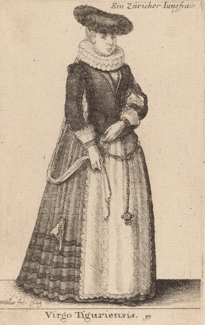 Virgo Tiguriensis von Wenceslaus Hollar