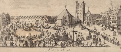 Winter: Der Paradeplatz von Wenceslaus Hollar