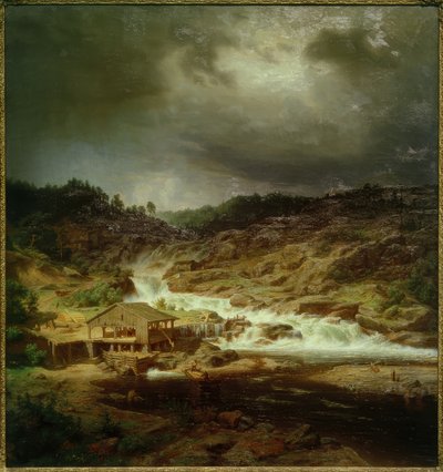 Der Kyrö Wasserfall von Werner Holmberg