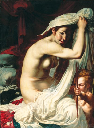 Venus und Amor von Werner Jacobsz van den Valckert