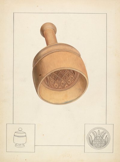 Butterform, ca. 1937 von Wilbur M Rice