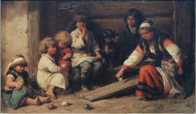 Ostereierspiel in Russland von Wilhelm Amandus Beer