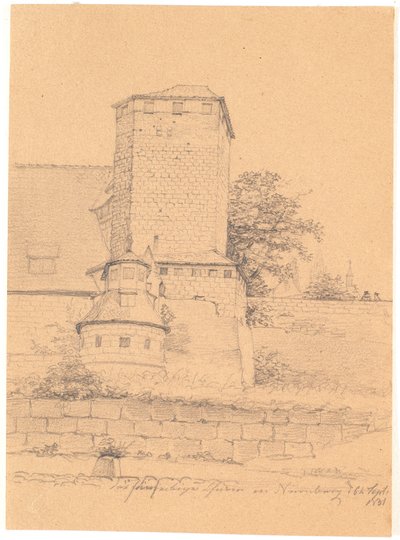 Turmbau. Nürnberg von Wilhelm Bendz