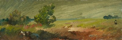 Niedersächsische Landschaft von Wilhelm Busch
