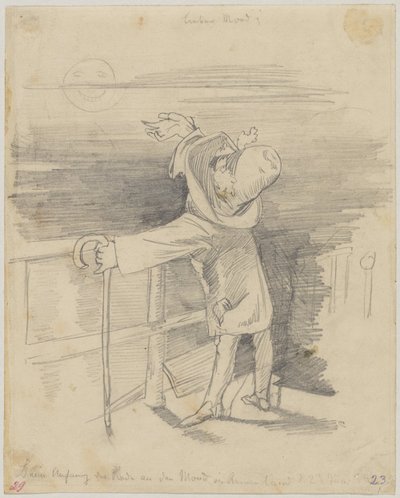 Rede an den Mond: Lieber Mond von Wilhelm Busch