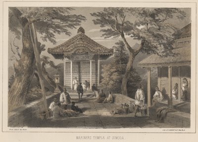 Mariners Tempel in Simoda, 1855 von Wilhelm Joseph Heine