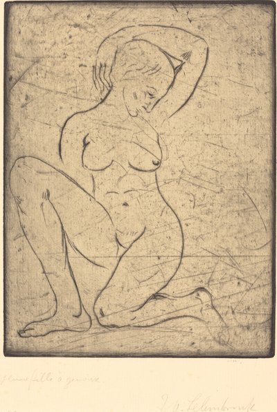 Kniende, klein von Wilhelm Lehmbruck