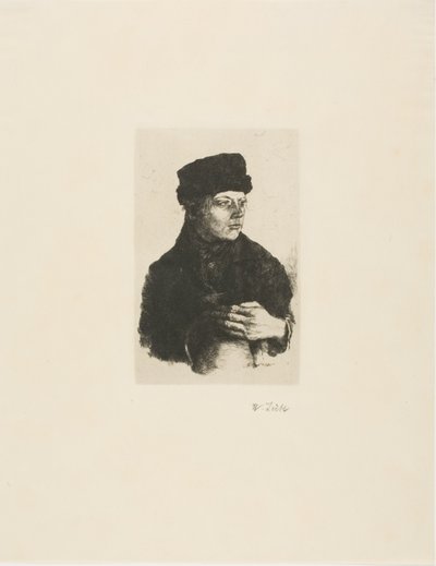 Bauernjunge mit Krug von Wilhelm Maria Hubertus Leibl