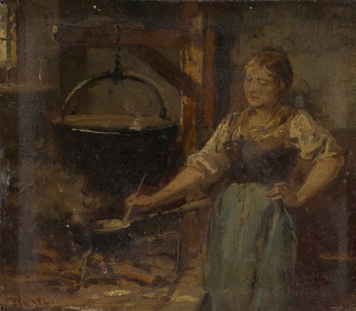 Bäuerliches Interieur von Wilhelm Marc