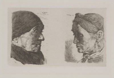 Ein Bauernpaar von Wilhelm Maria Hubertus Leibl
