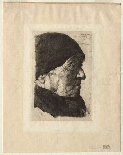 Kopf eines Bauern, 1874 von Wilhelm Maria Hubertus Leibl