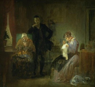 Der Besuch des Freiers von Wilhelm Marstrand