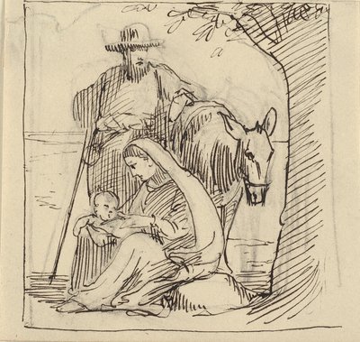 Ruhe auf dem Weg nach Ägypten von Wilhelm Marstrand