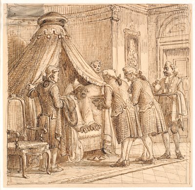 Jeppe im Bett des Barons von Wilhelm Marstrand