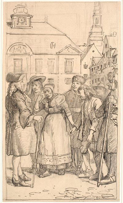 Schlussszene aus Der verpfändete Bauernjunge von Wilhelm Marstrand