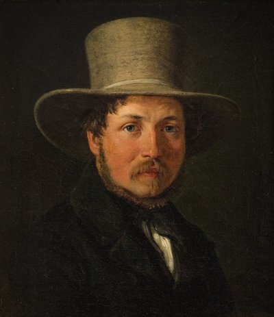 Der Maler Christen Købke von Wilhelm Marstrand