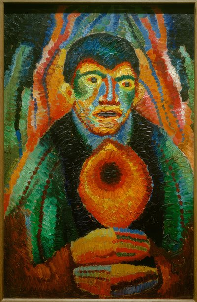 Selbstbildnis VIII von Wilhelm Morgner