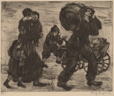 Flüchtlingsfamilie von Wilhelm Oesterle