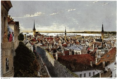 Ansicht von Reval, ca. 1855 von Wilhelm Siegfried Stavenhagen