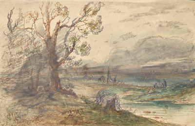 Landschaft am Fluss von Wilhelm Steinfeld