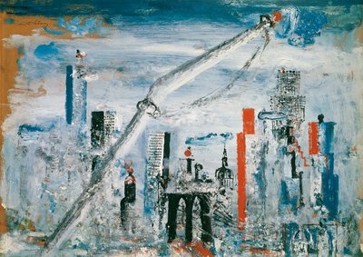 Ansicht von Manhattan (East River) von Wilhelm Thöny