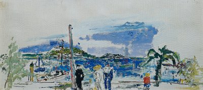 Matrosen am Strand von Wilhelm Thöny