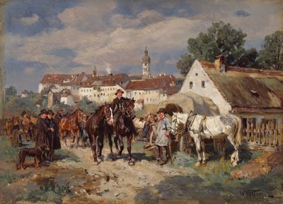 Der Pferdemarkt von Wilhelm Velten