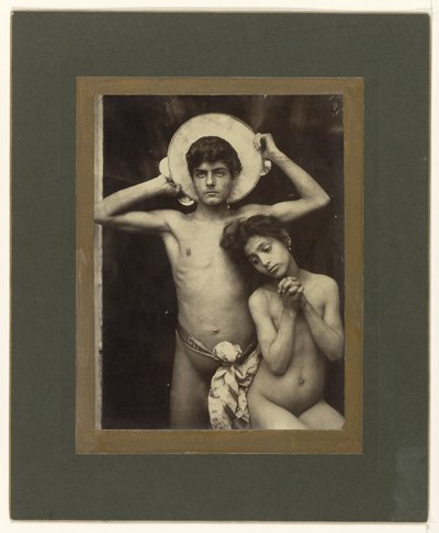 Nackter Junge und Mädchen von Baron Wilhelm von Gloeden