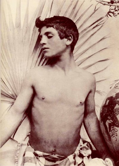 Studie eines männlichen Aktes, ca. 1900 von Baron Wilhelm von Gloeden