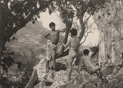 Studie männlicher Akte, ca. 1900 von Baron Wilhelm von Gloeden