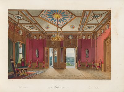 Oscarshal-Salon, 1852 von Wilhelm von Hanno