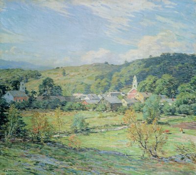 Septembermorgen, Plainfield, New Hampshire von Willard Leroy Metcalf