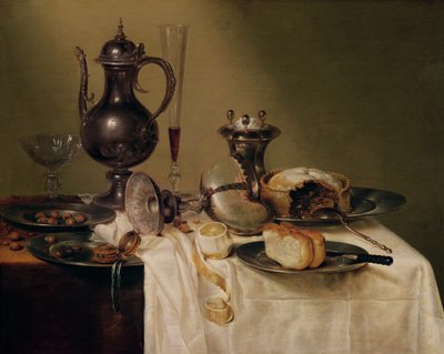Stillleben, 1642 von Willem Claesz. Heda