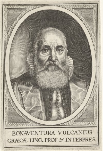 Porträt von Bonaventura Vulcanius von Willem Isaacsz. van Swanenburg