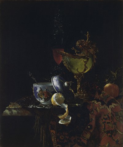 Stillleben mit Nautilus-Pokal von Willem Kalf