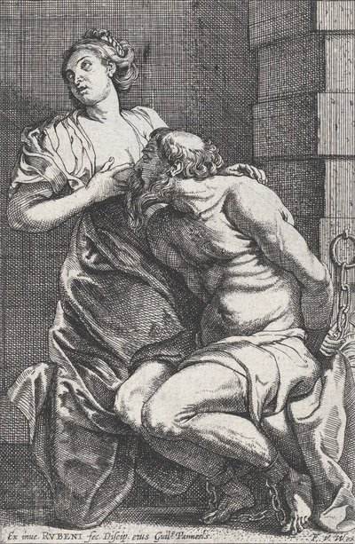 Cimon und Pero, ca. 1631 von Willem Panneels