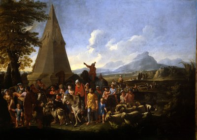 Jakob und seine Familie ziehen nach Ägypten von Willem Reuter