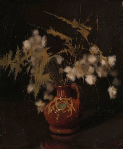 Flauschige Blumen in einem Krug von Willem Arnoldus Witsen