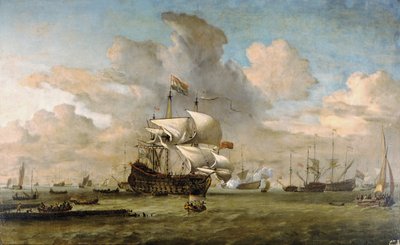 Hollandia, 1692 von Willem van de Velde the Younger