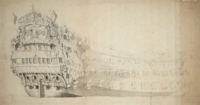Royal Sovereign von Willem van de the Elder Velde