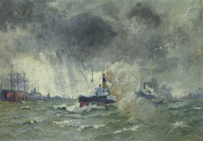 Norwegisches Lotsenboot von Willi Otto Max Lange