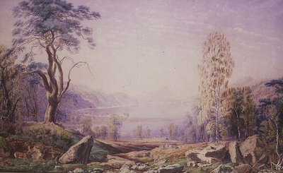 Loch Garry, Invernesshire, Herbst 1856 von Joseph Mallord William Turner