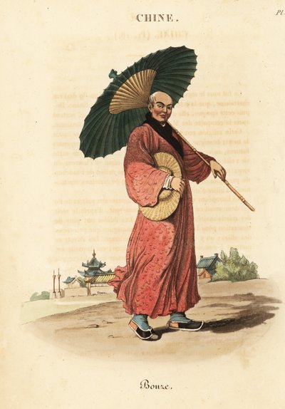 Bronzemönch oder Fo-Priester von William (after) Alexander