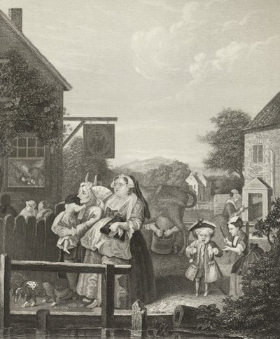 Abend - London von William (after) Hogarth