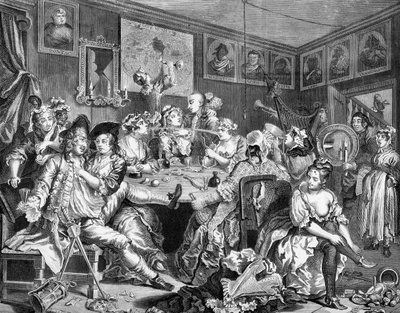 Der Werdegang eines Wüstlings von William (after) Hogarth