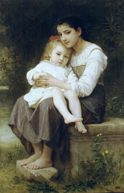 Große Schwester von William Adolphe Bouguereau