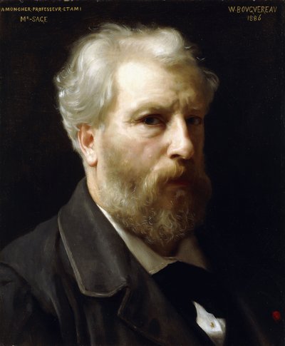 Selbstporträt, 1886 von William Adolphe Bouguereau