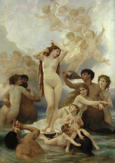 Die Geburt der Venus von William Adolphe Bouguereau