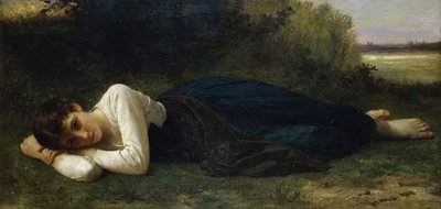 Die Rast, 1880 von William Adolphe Bouguereau
